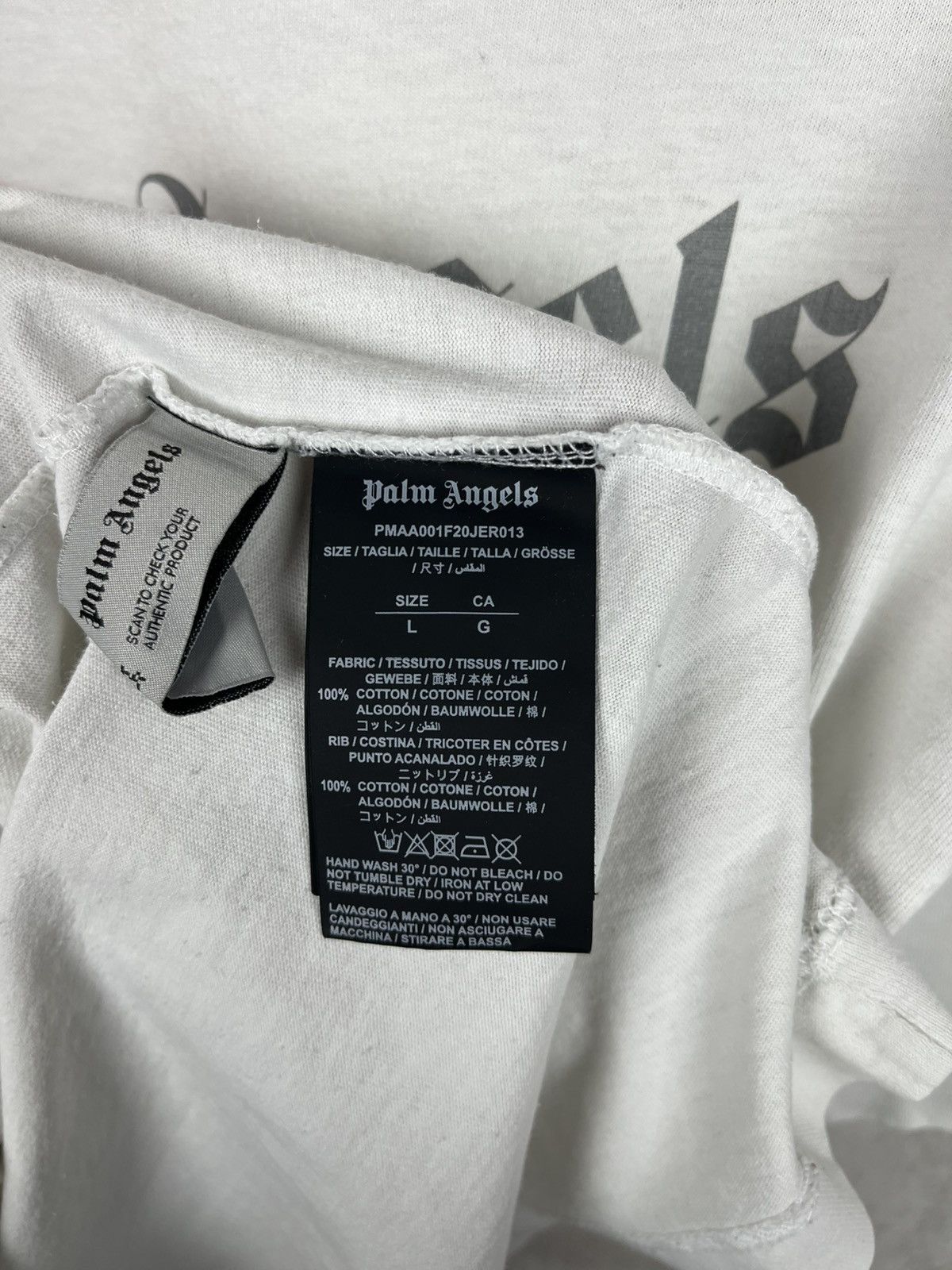 Palm Angels Palm Angels Miami Spray Paint T-Shirt Rare Retro Hype Y2K Size US L / EU 52-54 / 3 - 9 Thumbnail