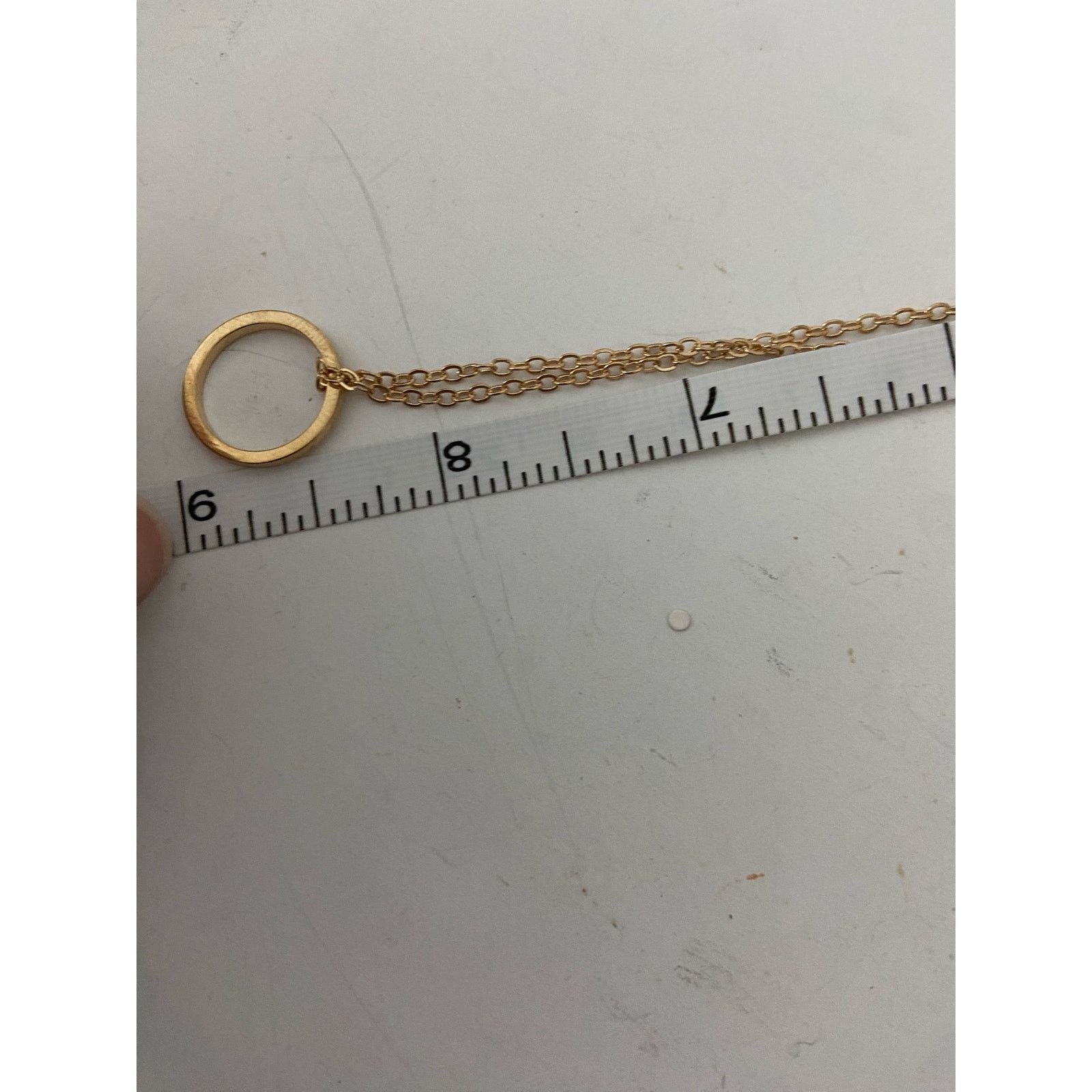 Other Circle pendant necklace rose gold tone Size ONE SIZE - 4 Thumbnail