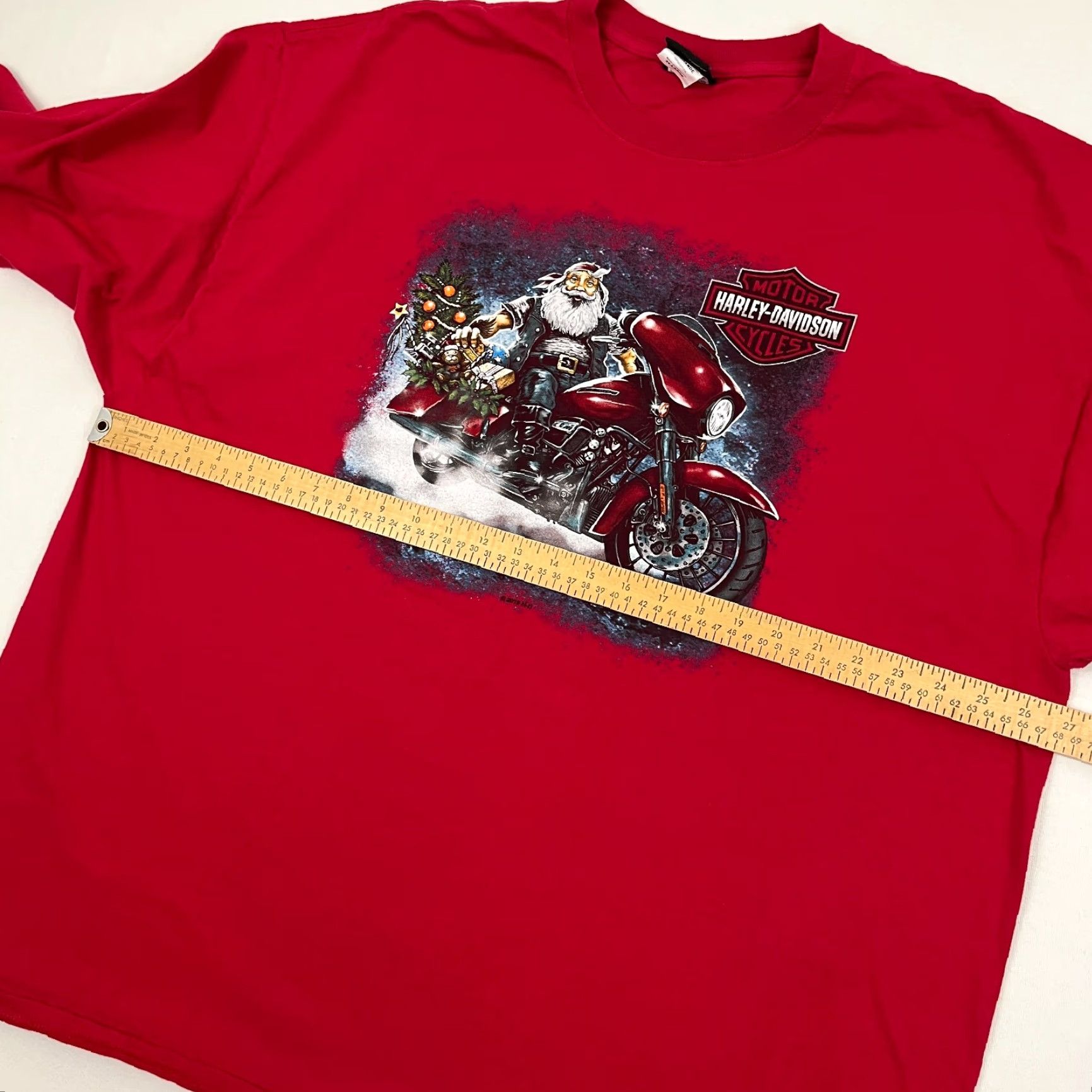 Harley Davidson Harley-Davidson Christmas Shirt Men 3XL Red Santa Claus Motorcycle Reindeer 2019 Size US XXL / EU 58 / 5 - 7 Thumbnail