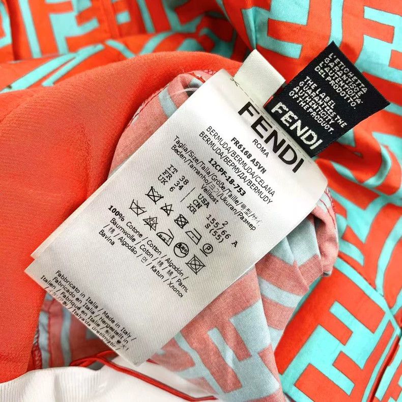 Fendi Fendi Double F full-print casual shorts Size US 38 / EU 54 - 5 Thumbnail