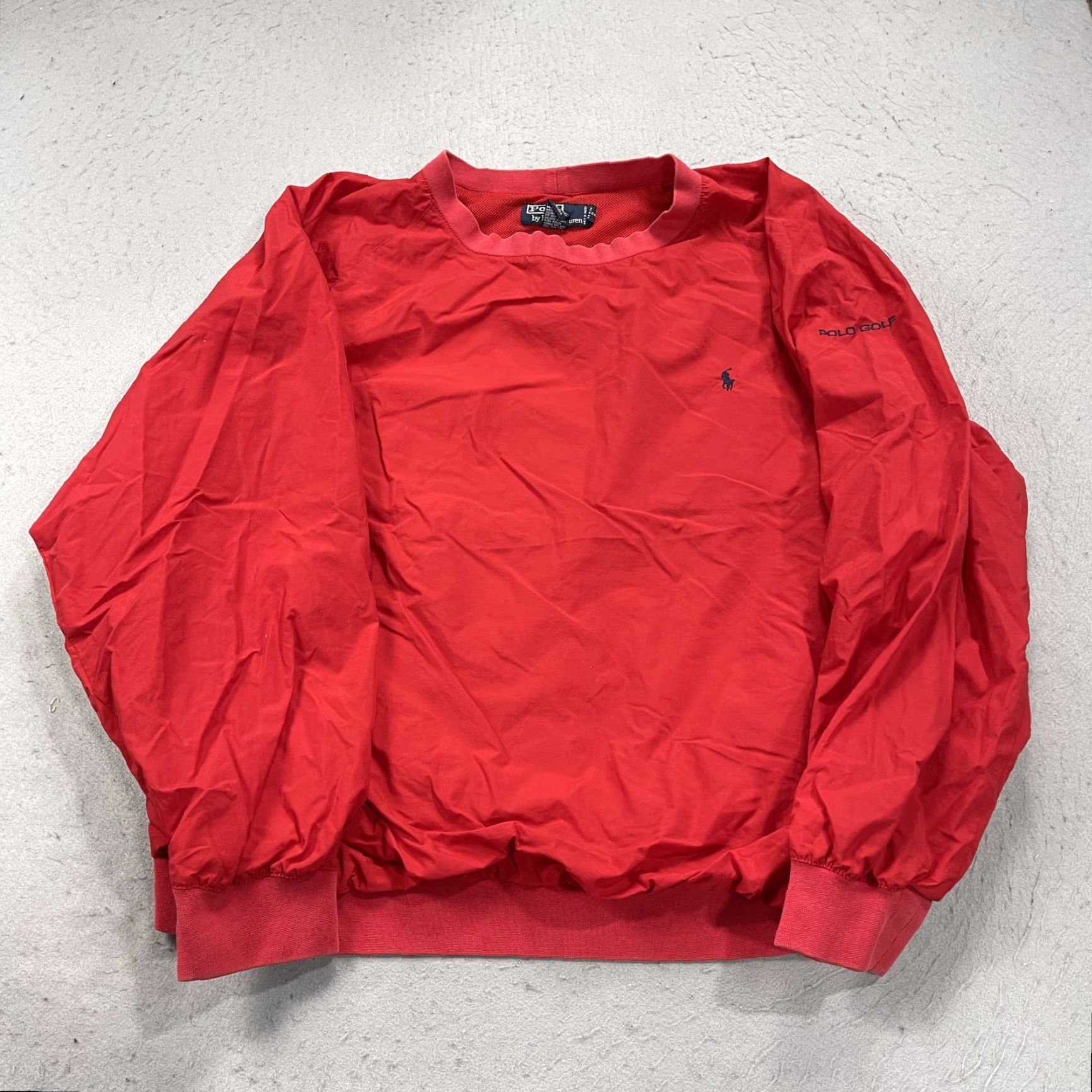Vintage VINTAGE Polo Golf Ralph Lauren Jacket Mens XL Red Windbreaker 90s Size US XL / EU 56 / 4 - 2 Thumbnail