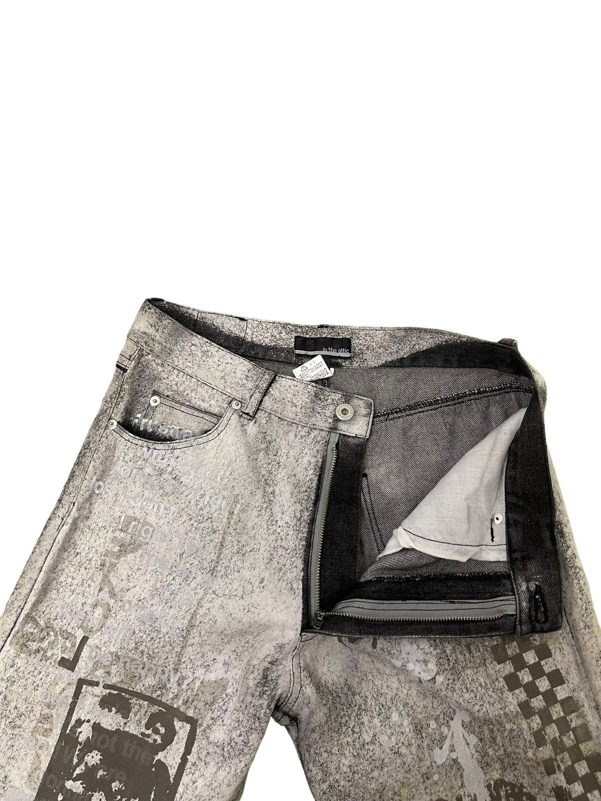 Japanese Brand Full Coating Jeans In The Attic Punk Regular Fit 8🟦3 Size US 31 - 9 Thumbnail