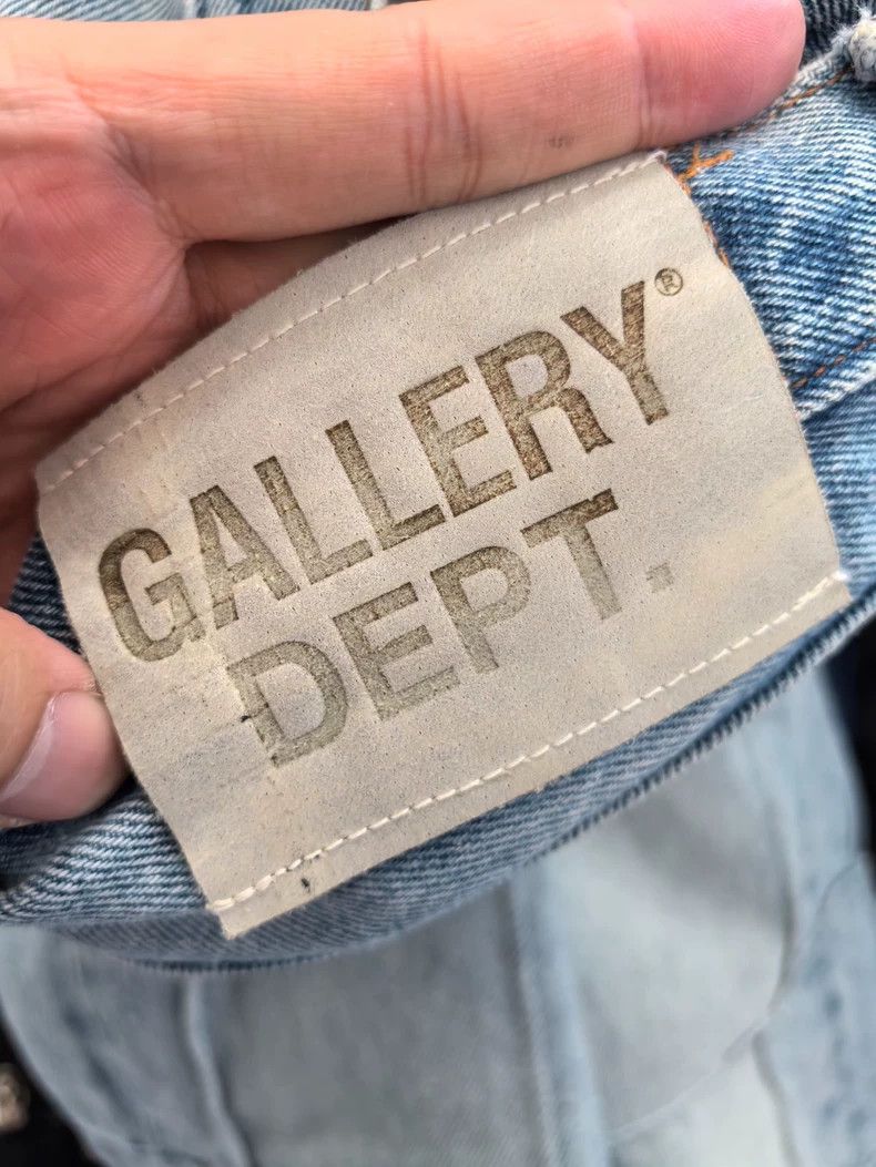 Gallery Dept. Gallery DeptGrid paneled flared jeans 2504-Nextarrow Size US 30 / EU 46 - 7 Thumbnail