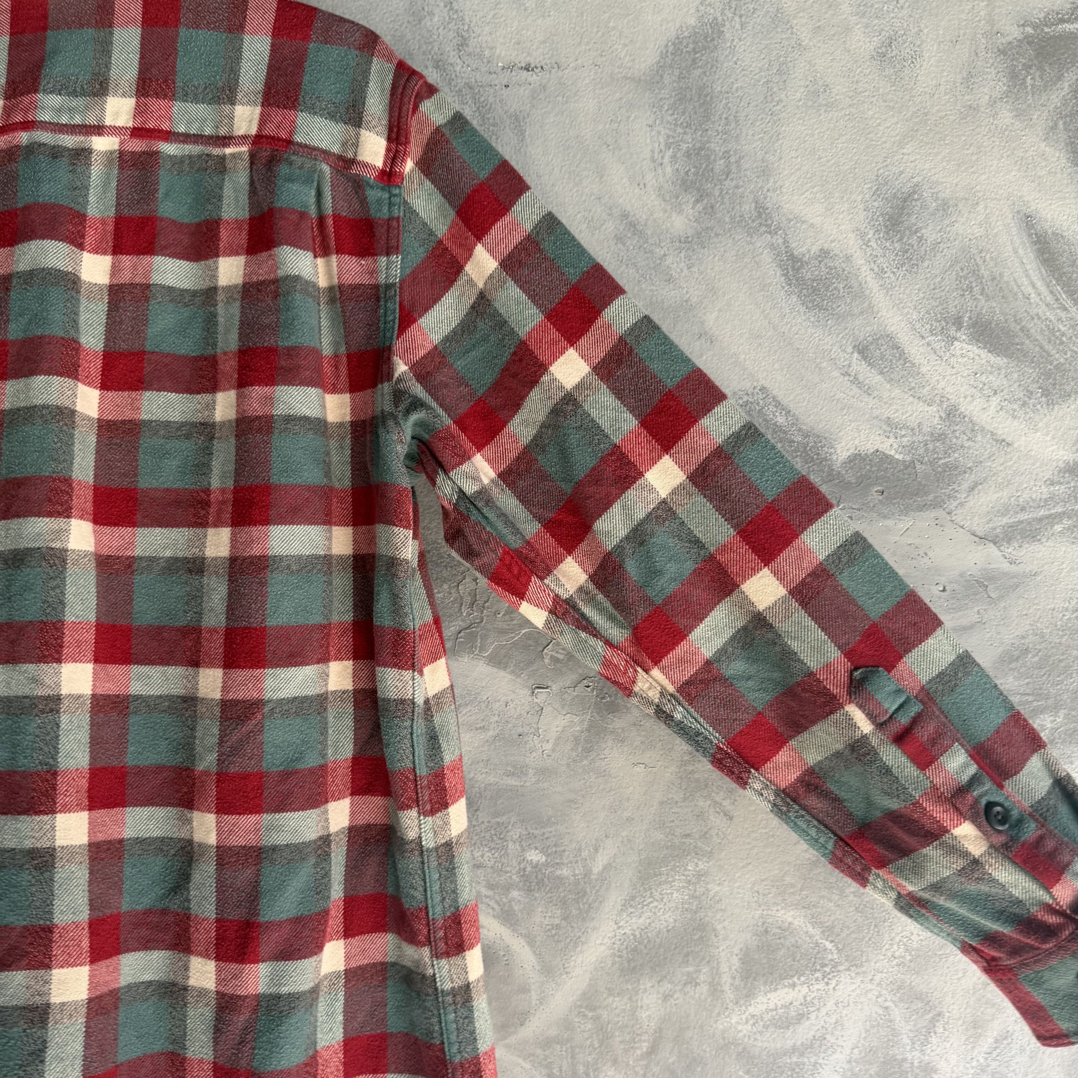 Patagonia PATAGONIA Fjord Organic Cotton Flannel Plaid Shirt Mens Sz L Size US L / EU 52-54 / 3 - 8 Thumbnail