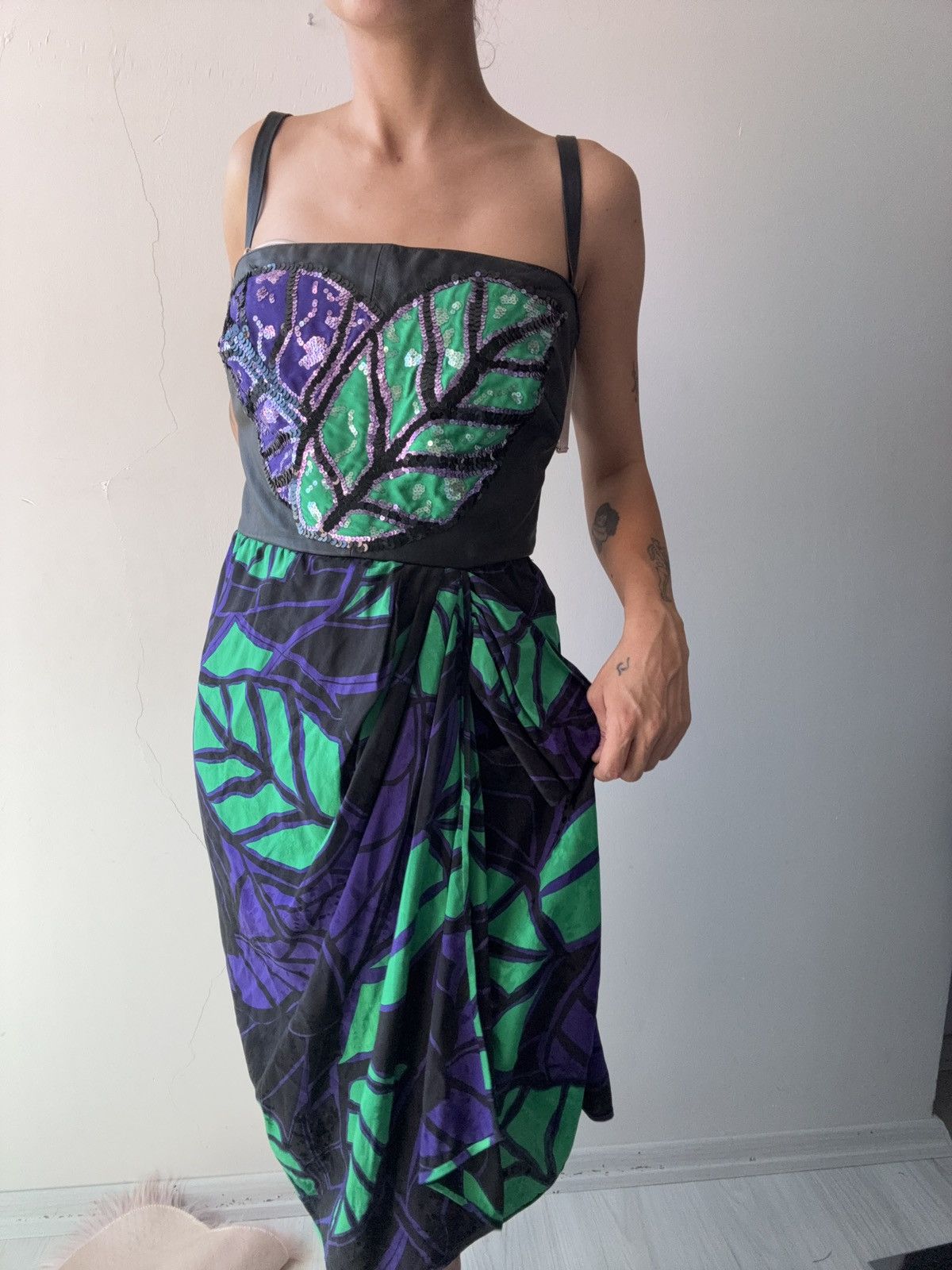 Vintage 90’s vakko dress Size XL / US 12-14 / IT 48-50 - 4 Thumbnail