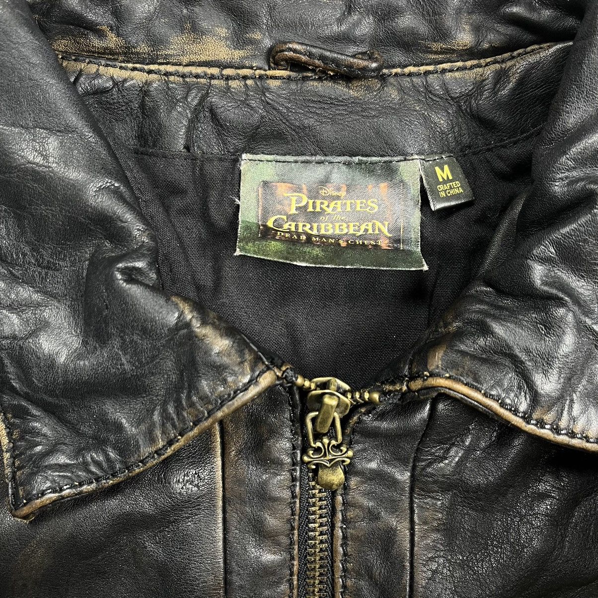 Disney Rare Disney Pirates of the caribbean leather jacket Size US M / EU 48-50 / 2 - 11 Thumbnail