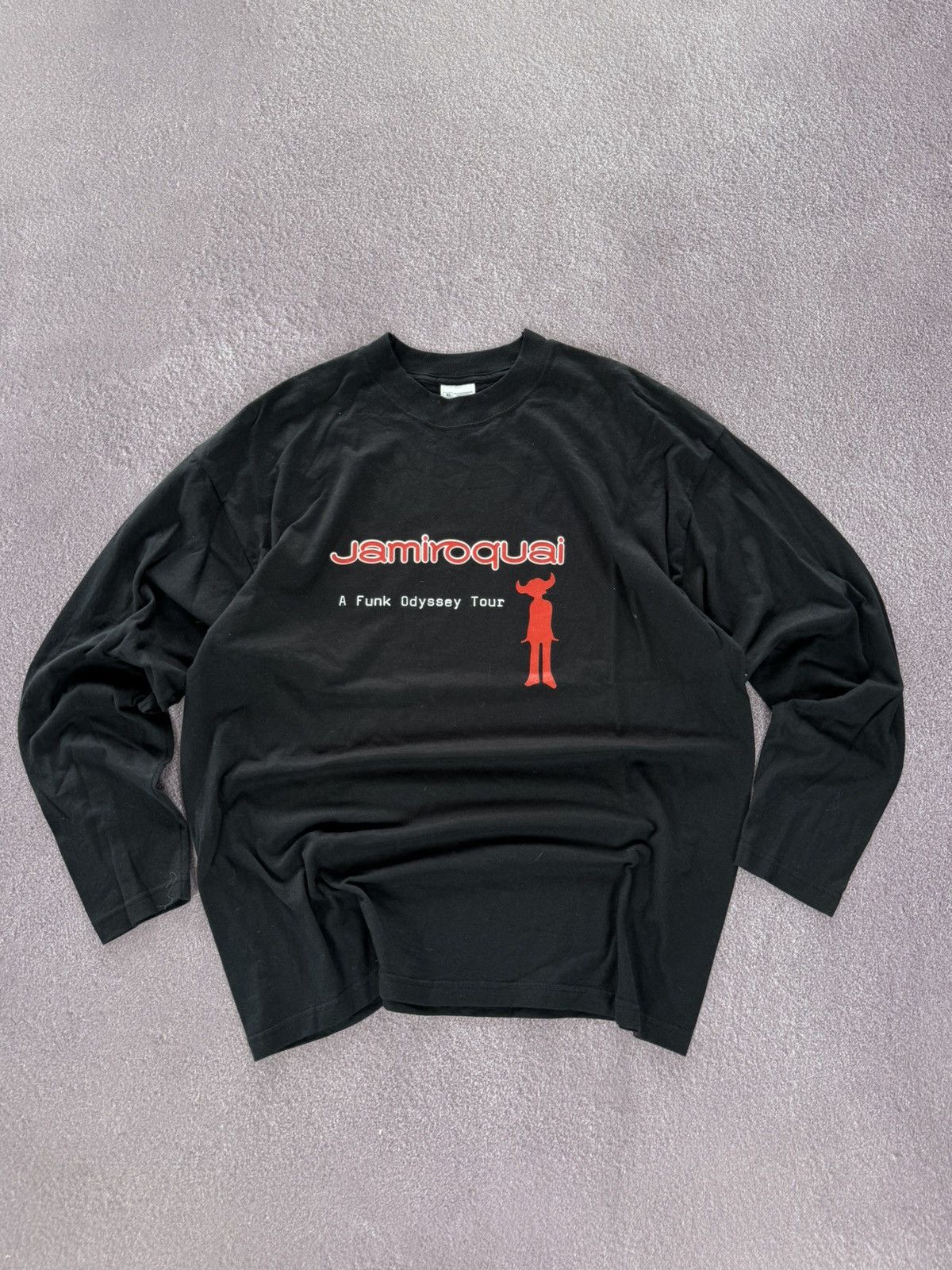 Band Tees Vintage 2002 Jamiroquai A Funk Odyssey Tour T Shirt Rare Size US XL / EU 56 / 4 - 1 Thumbnail