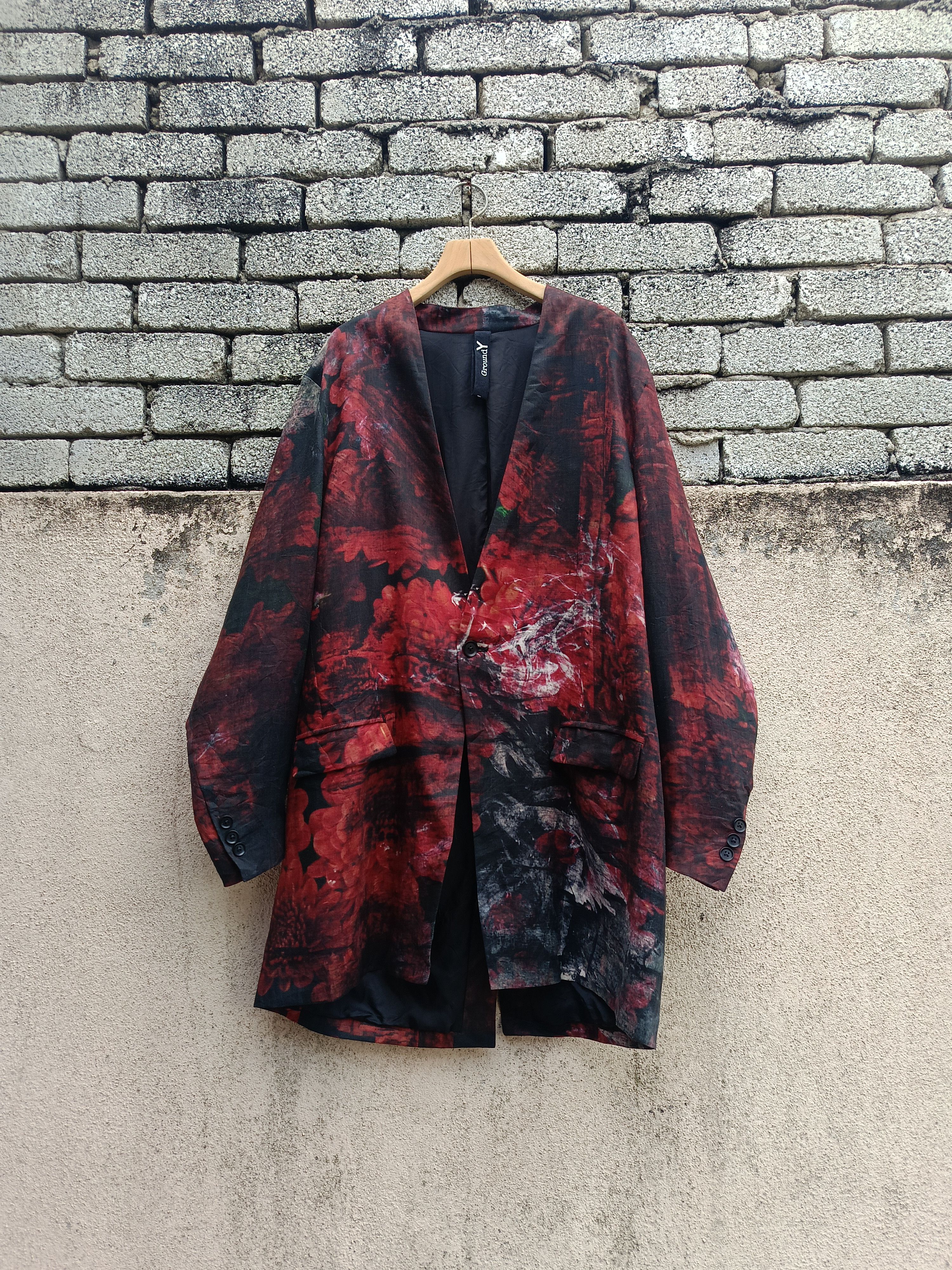 Ground Y SS2023 GROUNDY BY YOHJI YAMAMOTO FIREWORKS COLLARLESS