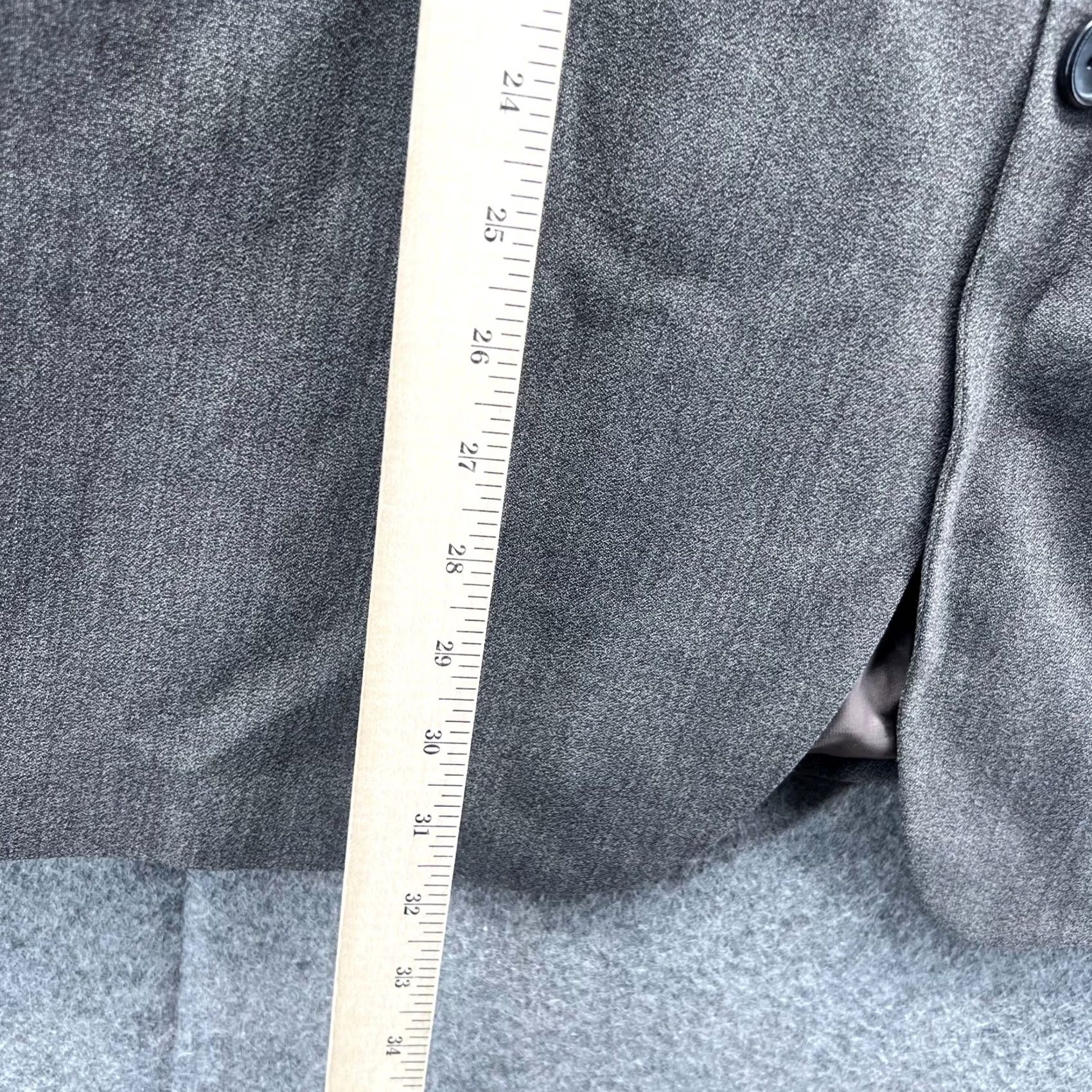 Hugo Boss HUGO BOSS Blazer Mens 40R Gray Sport Coat Jacket Wool Sigma USA Suit Sport Coat Size 40R - 5 Thumbnail