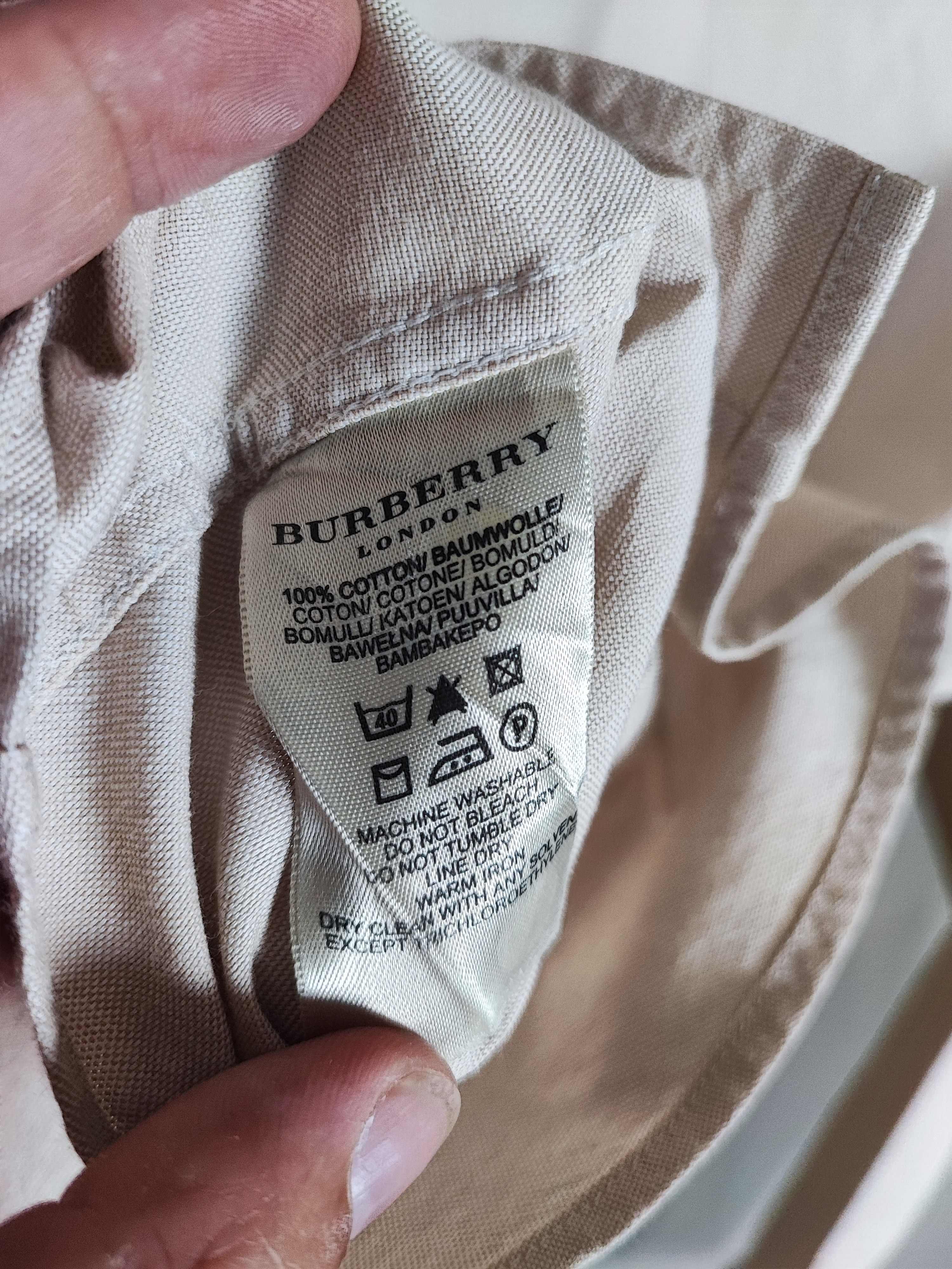 Burberry 🔥Burberry shirt size L beige🔥 Size US L / EU 52-54 / 3 - 8 Thumbnail