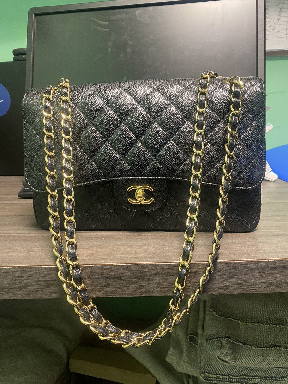 image of Chanel Jumbo in Black, Women's