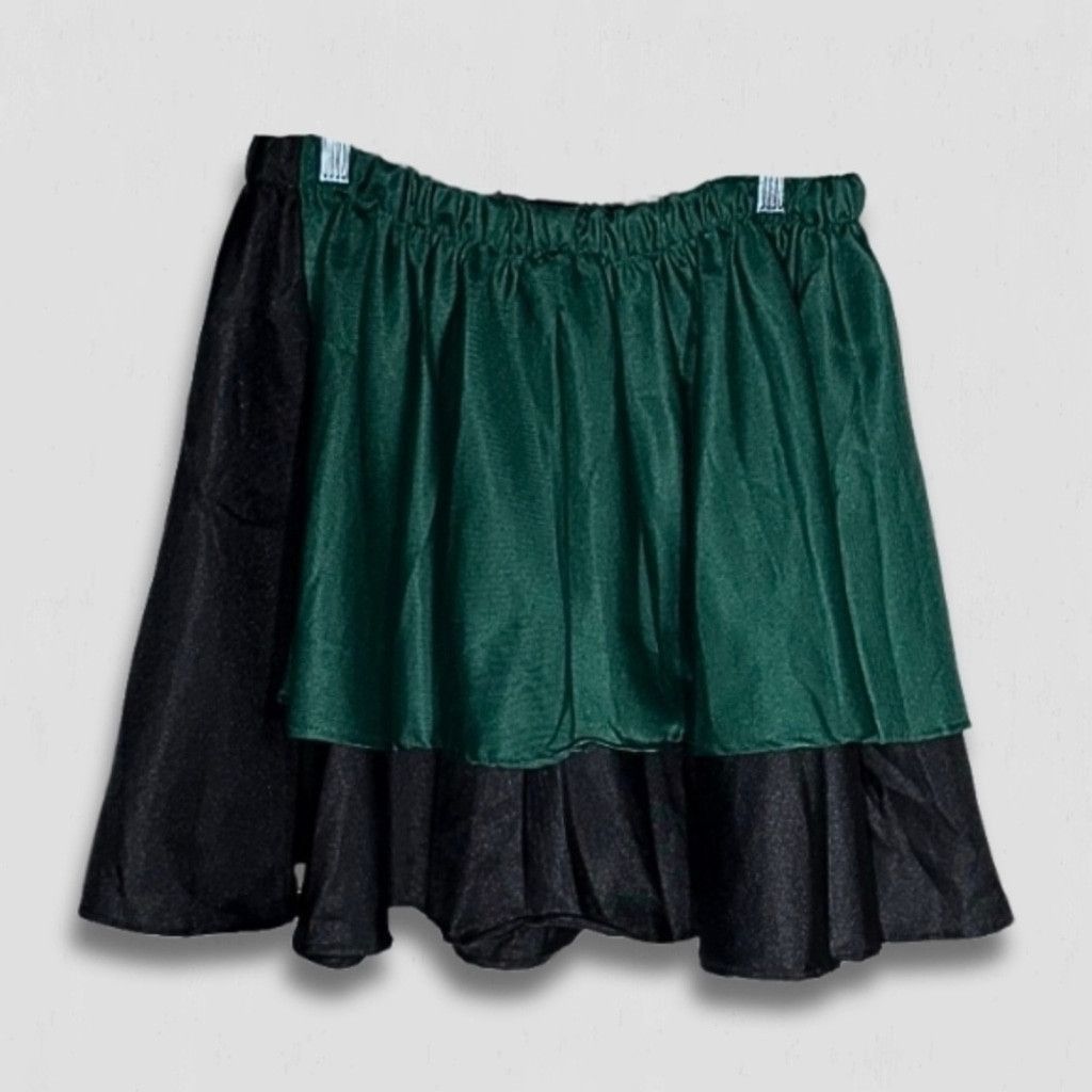Vintage Roronoa Zoro Anime Cosplay Halloween Skirt Green/Black 3XL Size 42" / US 20 - 2 Thumbnail