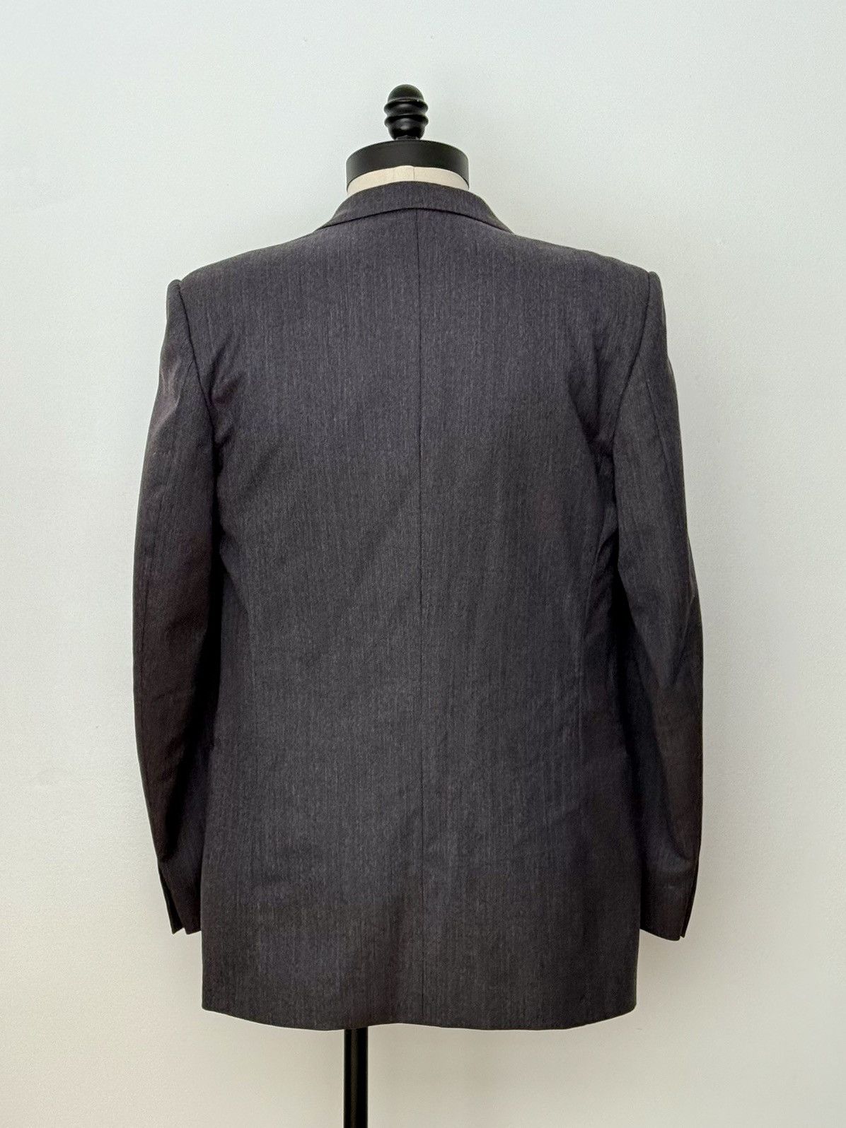Vintage Nino Cerruti vintage Charcoal Suit with fine brown stripe Size 42R - 2 Thumbnail
