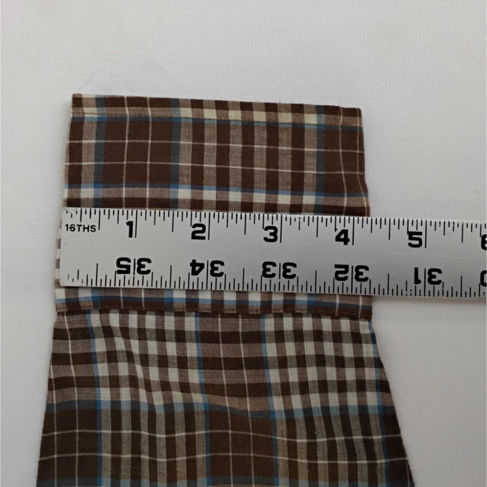 Levi's Levi's Panatella Shirt Men's M Brown/Blue Vintage 70s Big E Size US M / EU 48-50 / 2 - 11 Thumbnail
