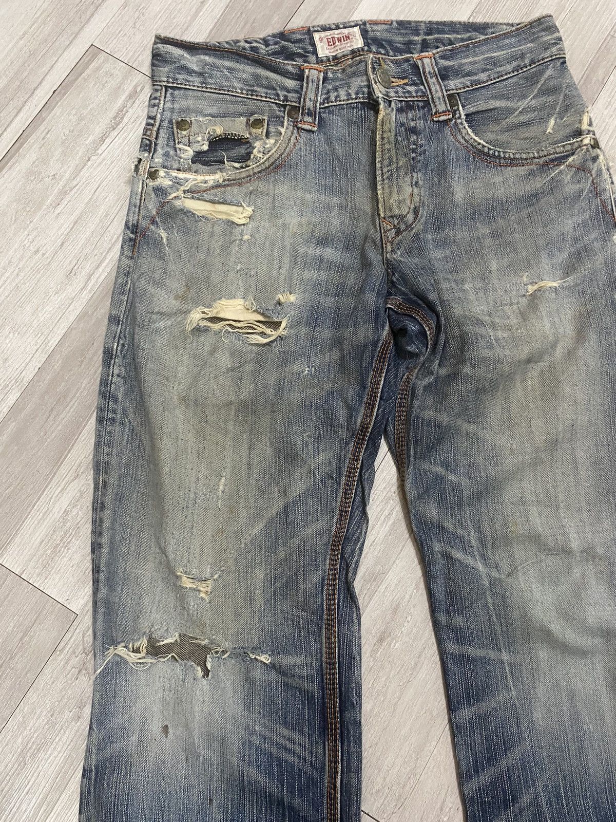 Edwin Edwin XV ripped denim size 32 Size US 32 / EU 48 - 3 Thumbnail