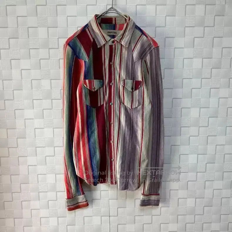Kapital KAPITAL colorful striped shirt. Size US S / EU 44-46 / 1 - 1 Thumbnail