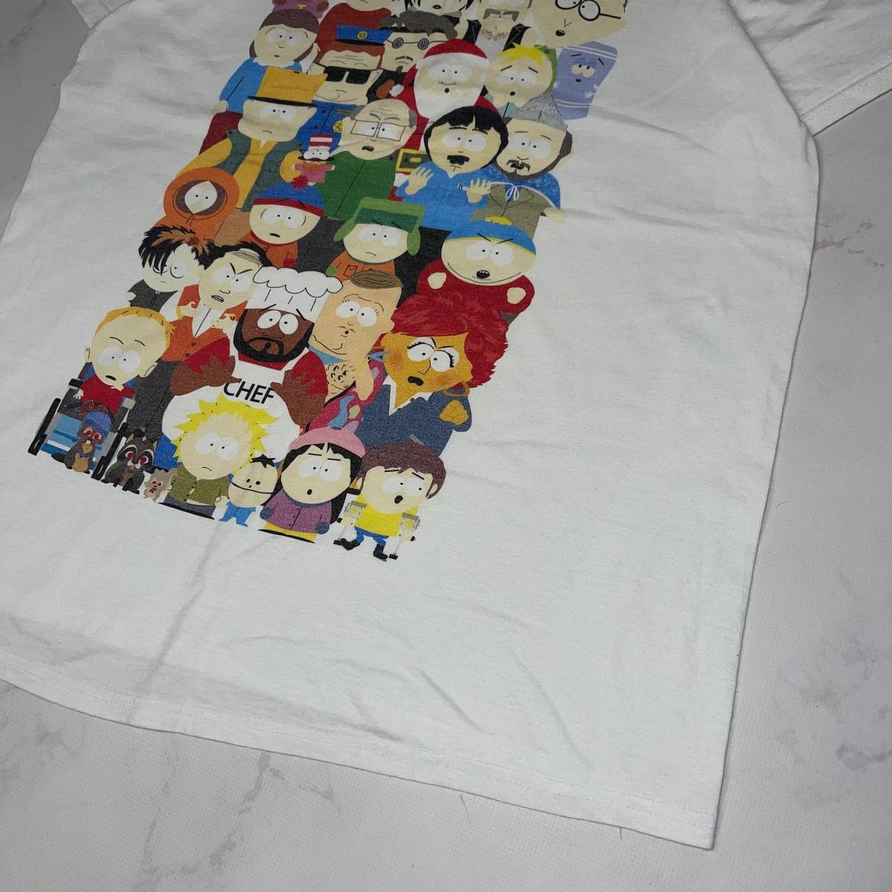 Vintage Vintage South Park 1998 T-Shirt all heroes Size L White Size US L / EU 52-54 / 3 - 9 Thumbnail