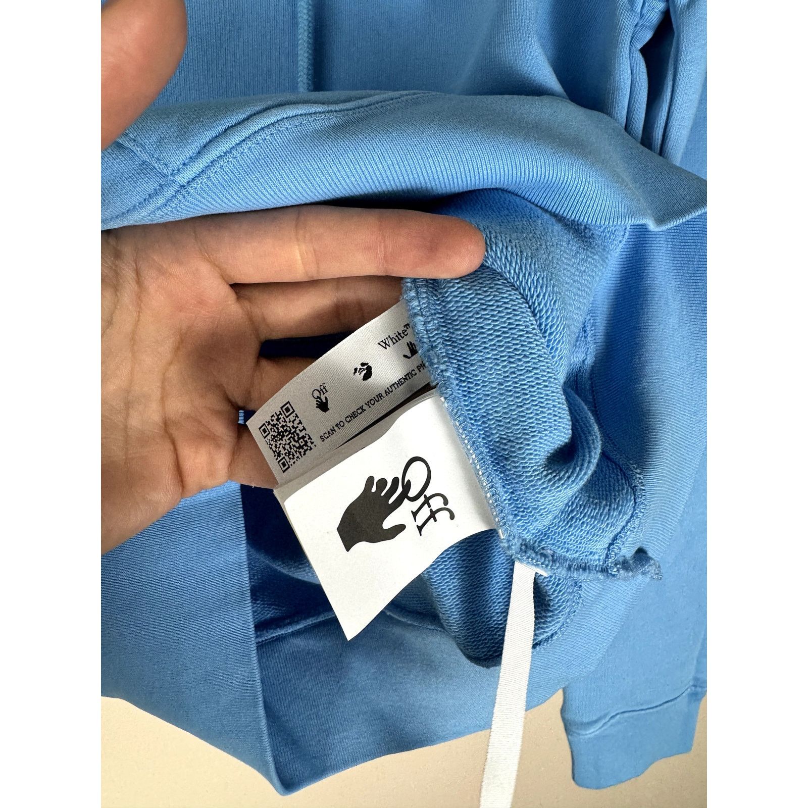 Off-White o1rshd1 MLB Toronto BJ Hoodie in Light Blue Size US XS / EU 42 / 0 - 6 Thumbnail