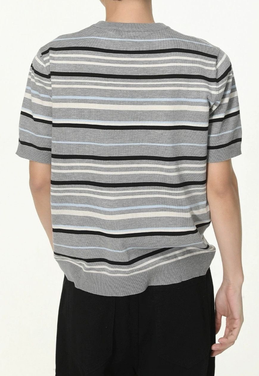 Other Contrast Stripe Short Sleeve Top Size US M / EU 48-50 / 2 - 2 Thumbnail