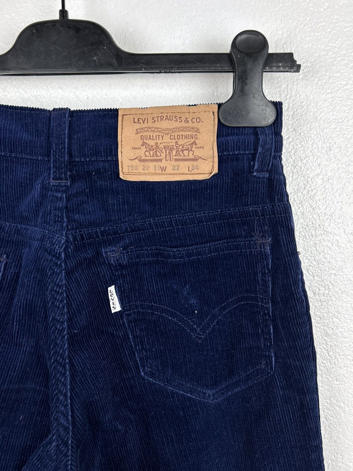 Levi's 70s Vintage Levi's 1979 750 20 19 Corduroy Velvet Pants 27 Size 27" / US 4 / IT 40 - 2 Thumbnail