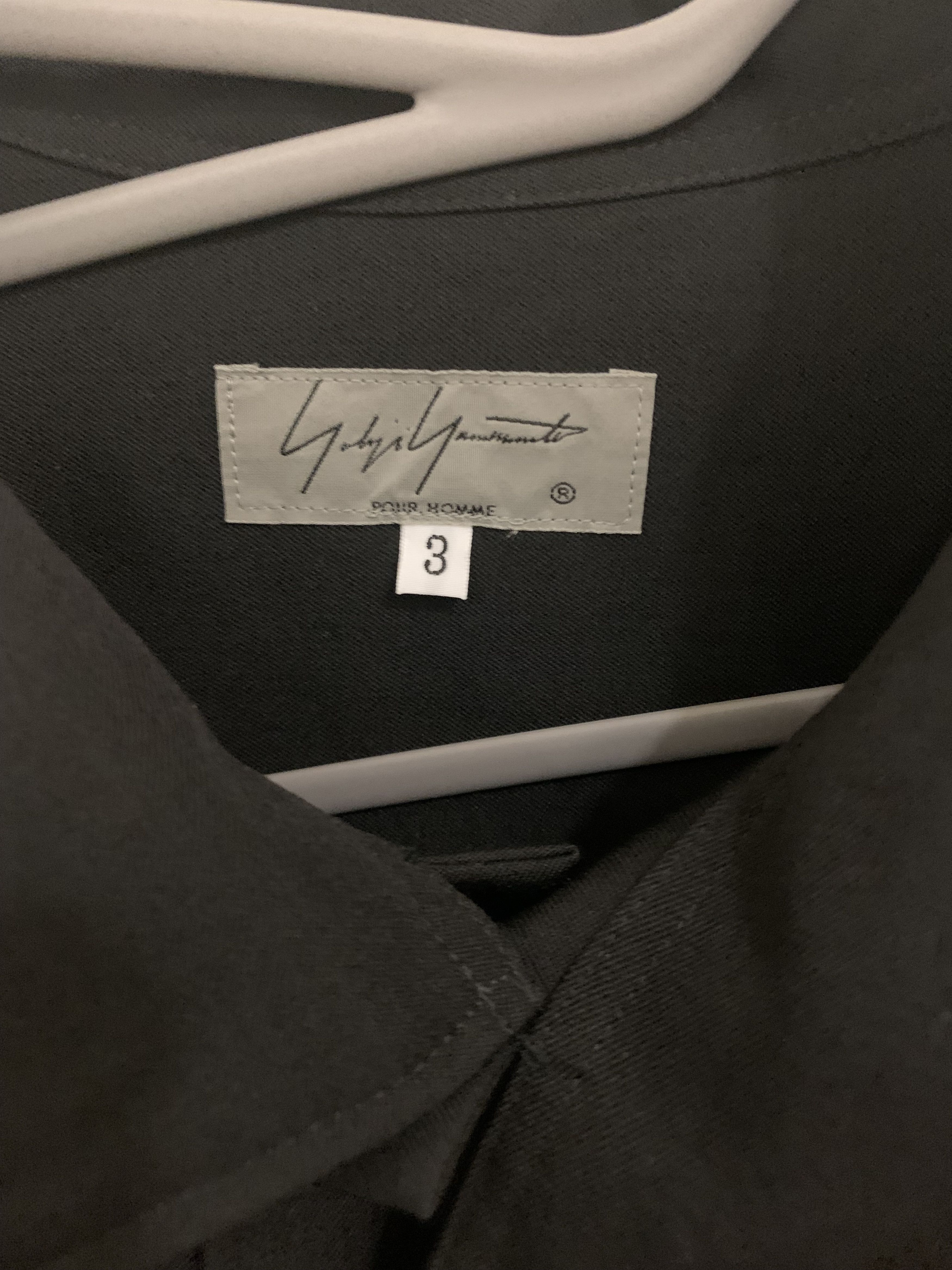 Yohji Yamamoto Yohji Yamamoto Pour Homme AW19 Embroidered shirt Size US L / EU 52-54 / 3 - 2 Thumbnail