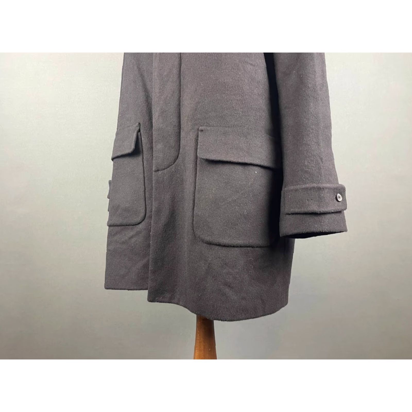 Gieves & Hawkes Gieves & Hawkes Overcoat Black Button Long Sleeve Warm Winter Coat Mens L Regular Wool Classic Size US L / EU 52-54 / 3 - 5 Thumbnail