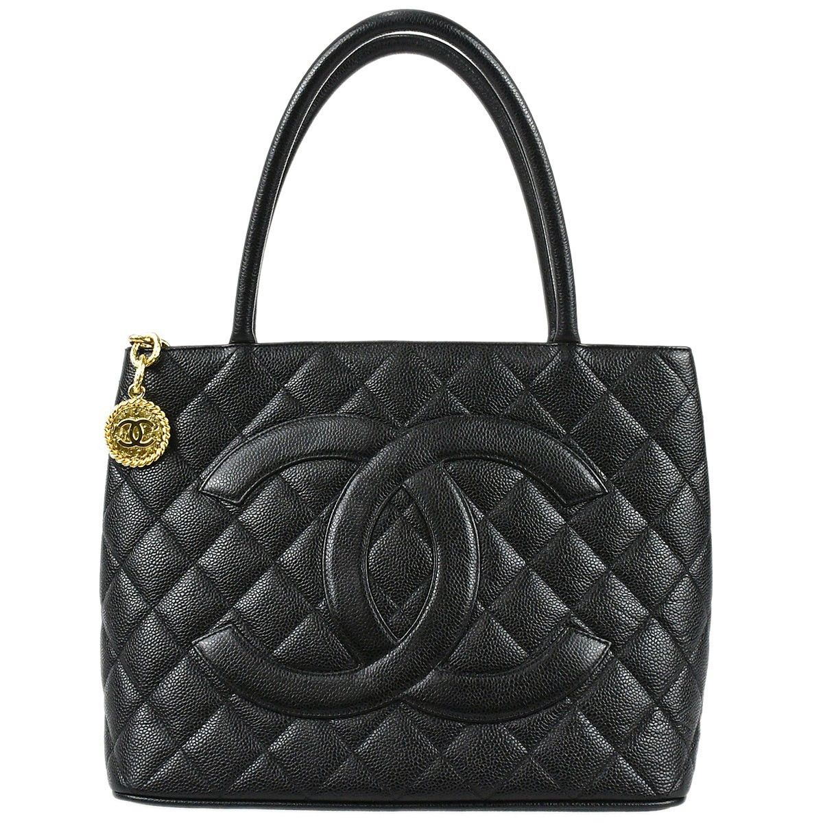 Chanel Chanel Medallion Tote Quilted Caviar Size ONE SIZE - 1 Thumbnail