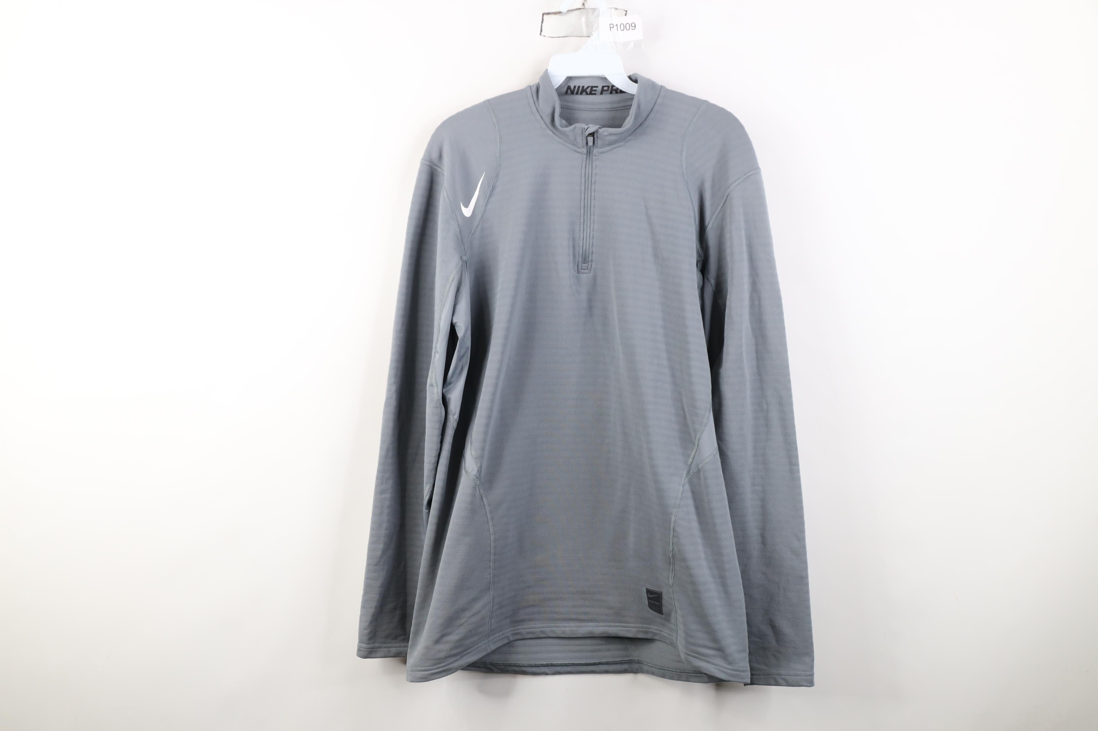 Nike Nike Pro Hyperwarm Compression Fleece Lined Jacket Shirt Top Size US L / EU 52-54 / 3 - 1 Thumbnail