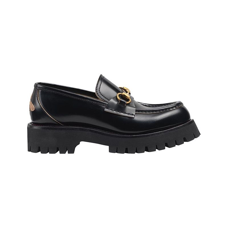 Gucci oc11z0526 Women's Lug Sole Loafers Shoes in Black Size US 9 / IT 39 - 1 Preview