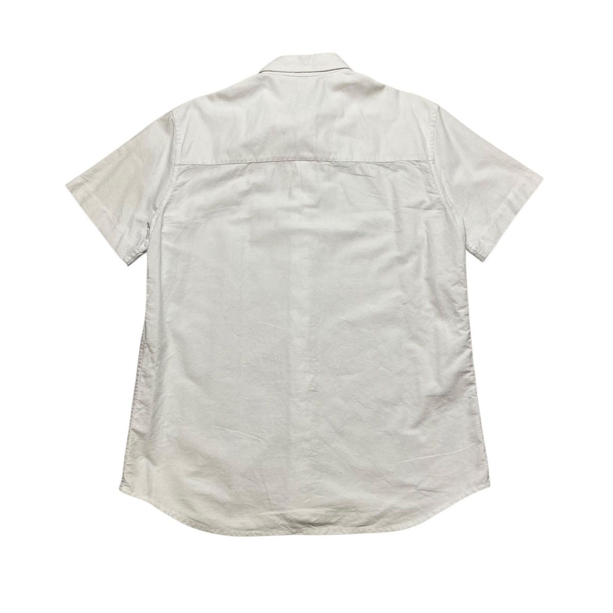Issey Miyake NE-NET ISSEY MIYAKE - Icon Logo Oxford Shirt Short Sleeve Size US L / EU 52-54 / 3 - 3 Thumbnail