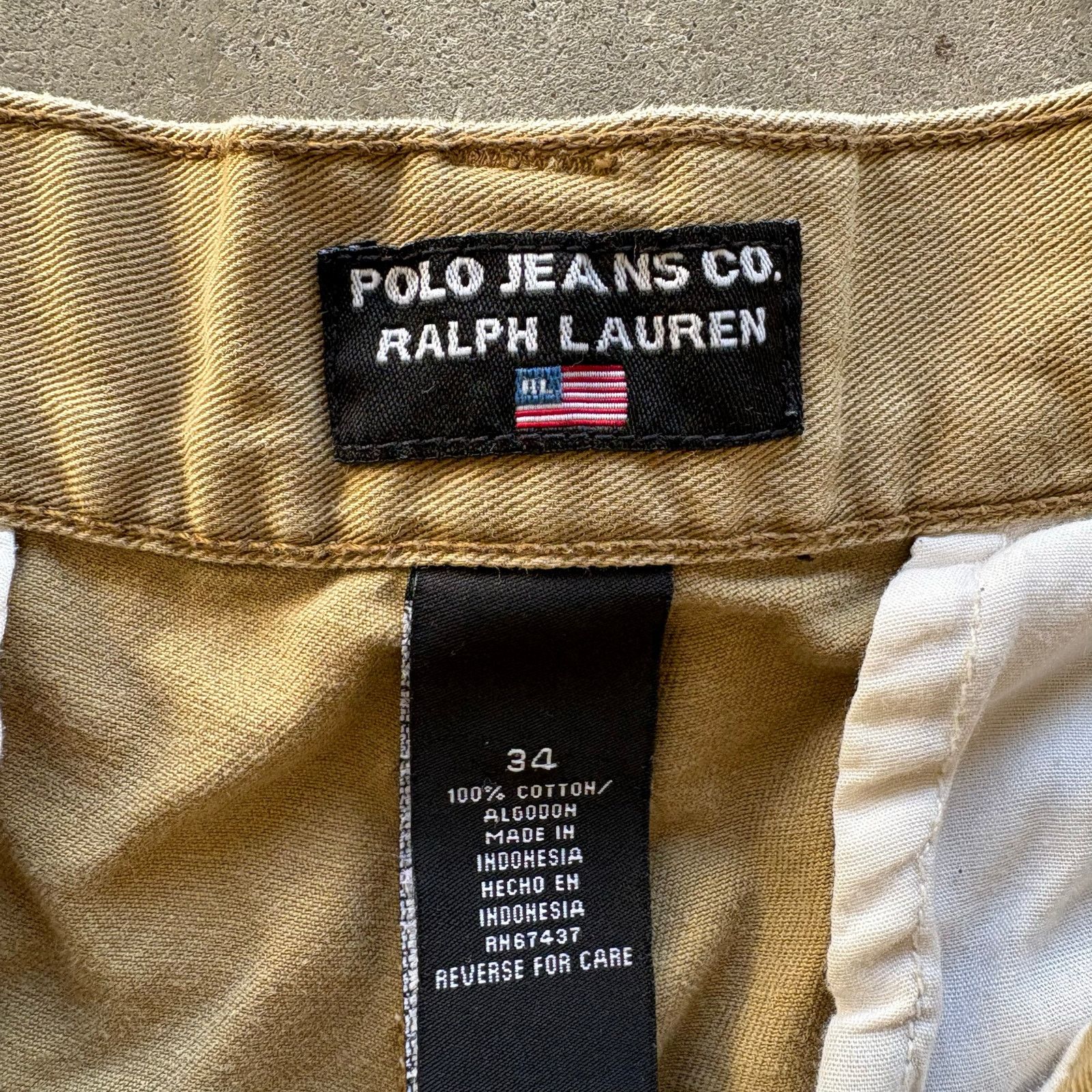 Polo Ralph Lauren Polo Jeans Co. Ralph Lauren Cargo Shorts Size US 34 / EU 50 - 6 Thumbnail