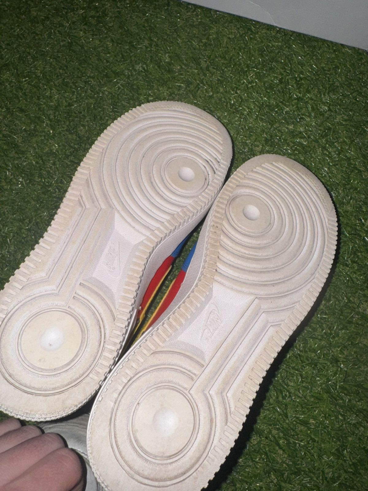 Nike Air Force 1 White / University Gold Uno Collab Size US 6.5 / EU 39-40 - 5 Thumbnail