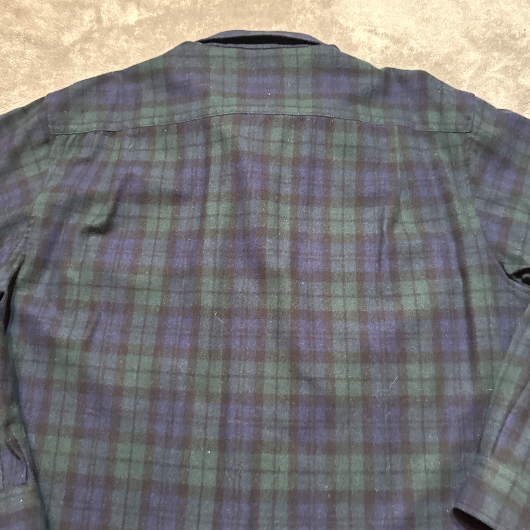 Pendleton VINTAGE Pendleton Wool Flannel Outdoorsman Shirt Mens L Green Plaid Tartan Size US L / EU 52-54 / 3 - 7 Thumbnail