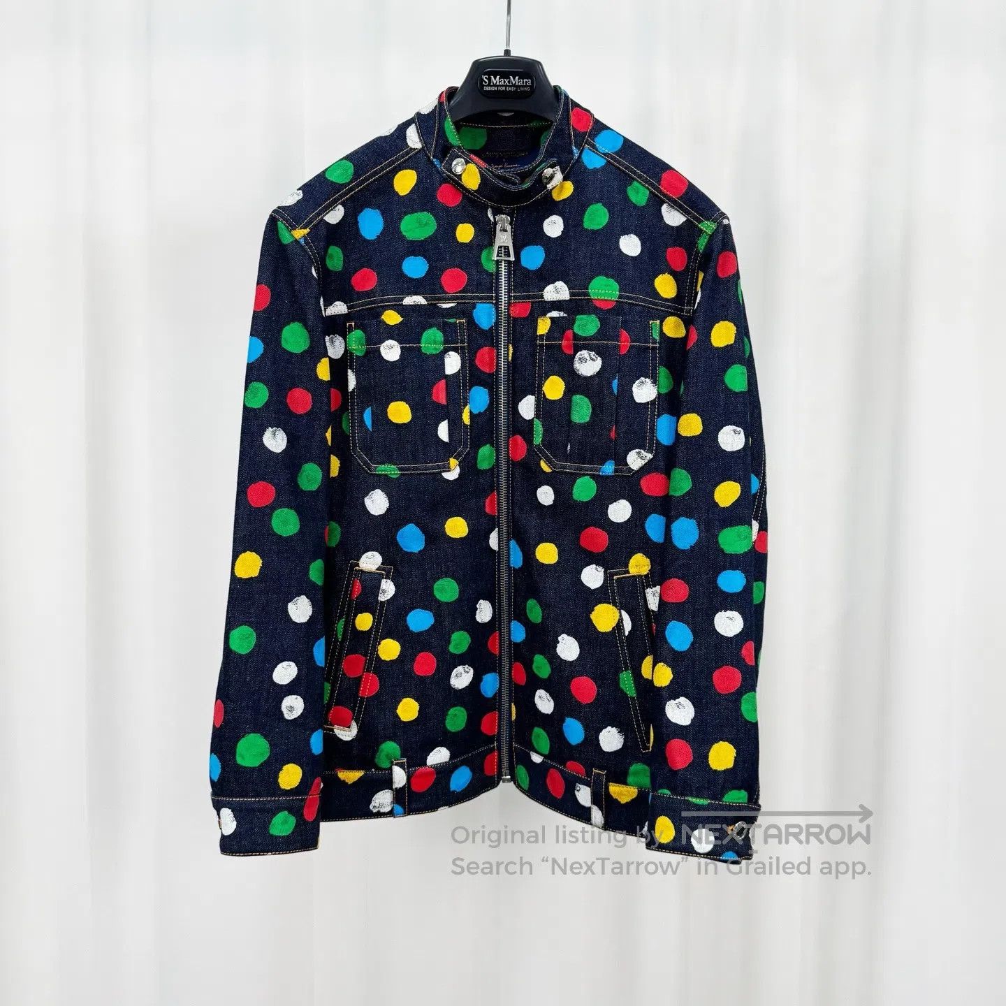 Louis Vuitton Louis Vuitton Yayoi Kusama Polka Dot Monogram Denim Jacket Size XS / US 0-2 / IT 36-38 - 1 Thumbnail