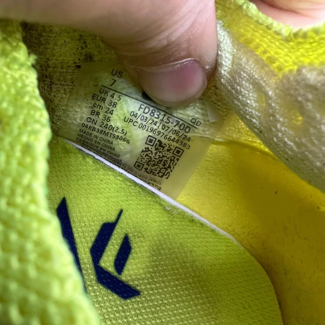 Nike Alphafly Next% 3 Yellow 38 (Worn Once, 99 New) Box Size US 7 / IT 37 - 8 Thumbnail