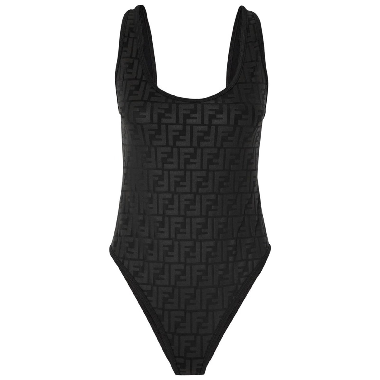 FF logo embossed swimsuit 42