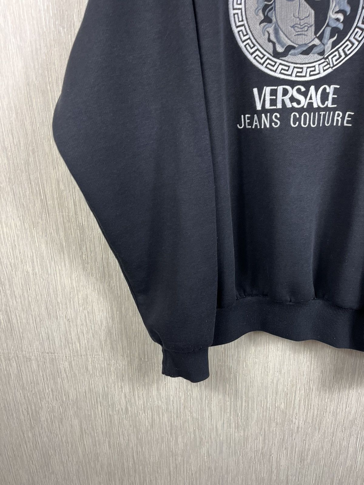 Versace × Vintage Vintage Versace Classic V2 medusa face sweatshirt big logo Size US XL / EU 56 / 4 - 8 Thumbnail