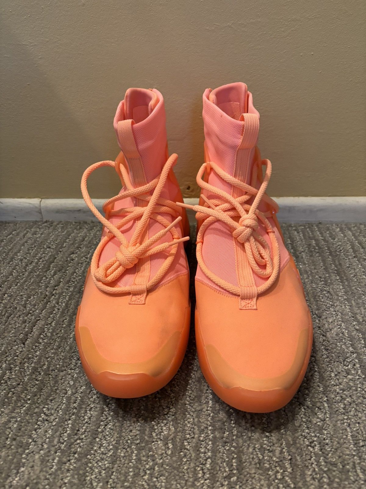 Fear of God Nike Air Fear of God 1 Orange Pulse size 10.5 no box Size US 10.5 / EU 43-44 - 2 Thumbnail