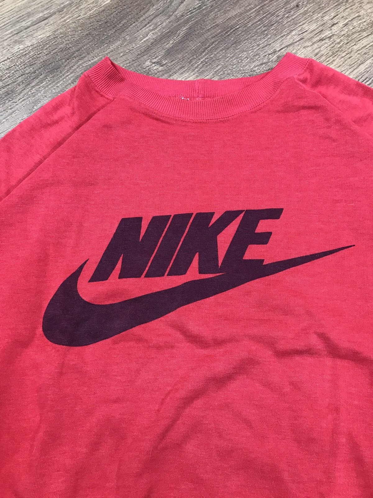 Nike × Vintage Nike Vintage Big Logo Sweatshirt 90s Size US L / EU 52-54 / 3 - 3 Thumbnail