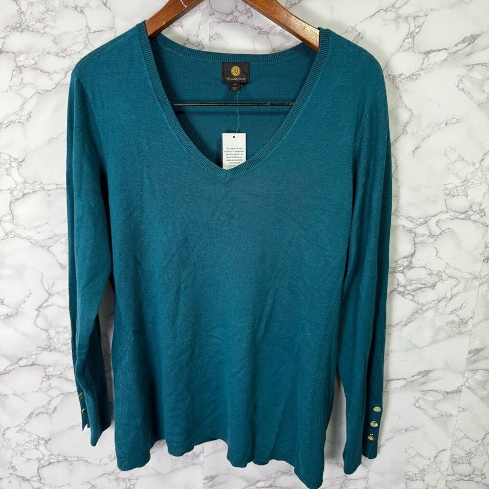 Macys JM Collection Women’s Sweater sz 3X NEW #G477 Size 3XL / US 20-22 - 1 Thumbnail
