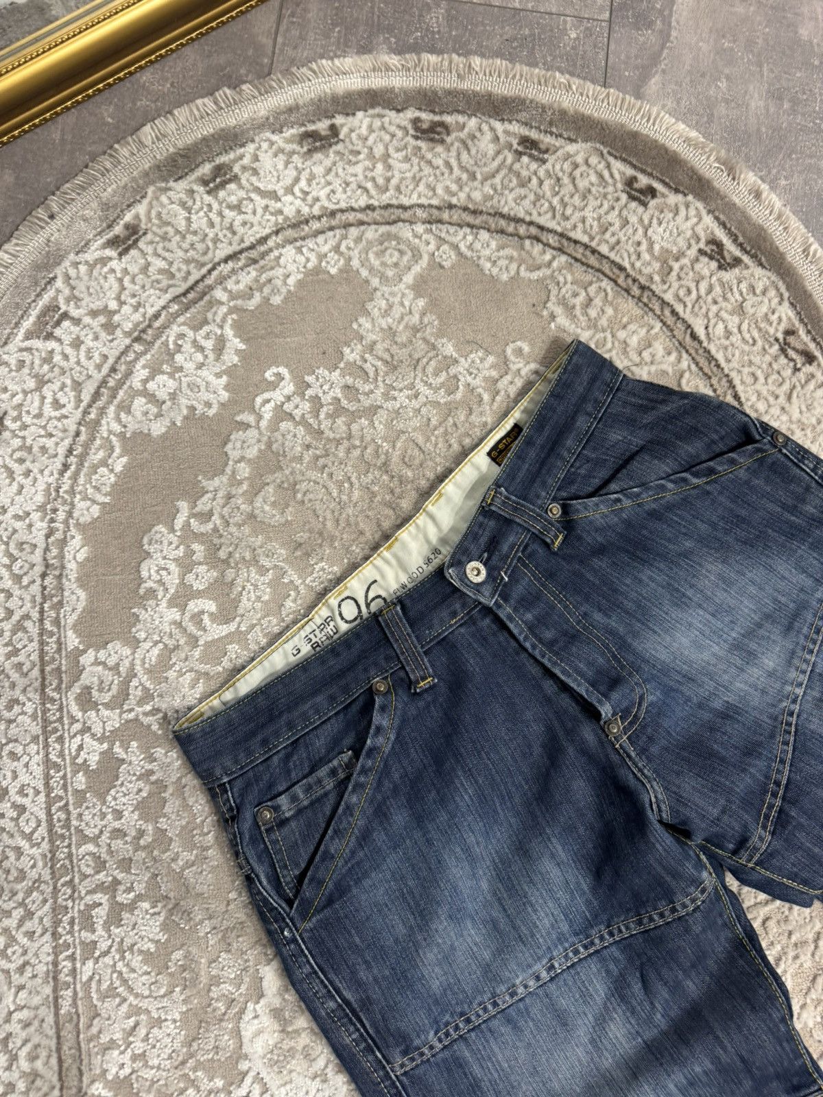 G-Star CRAZY AVANTGARDE G STAR RAW DENIM WASHED JAPAN JEANS Y2K Size US 34 / EU 50 - 14 Thumbnail