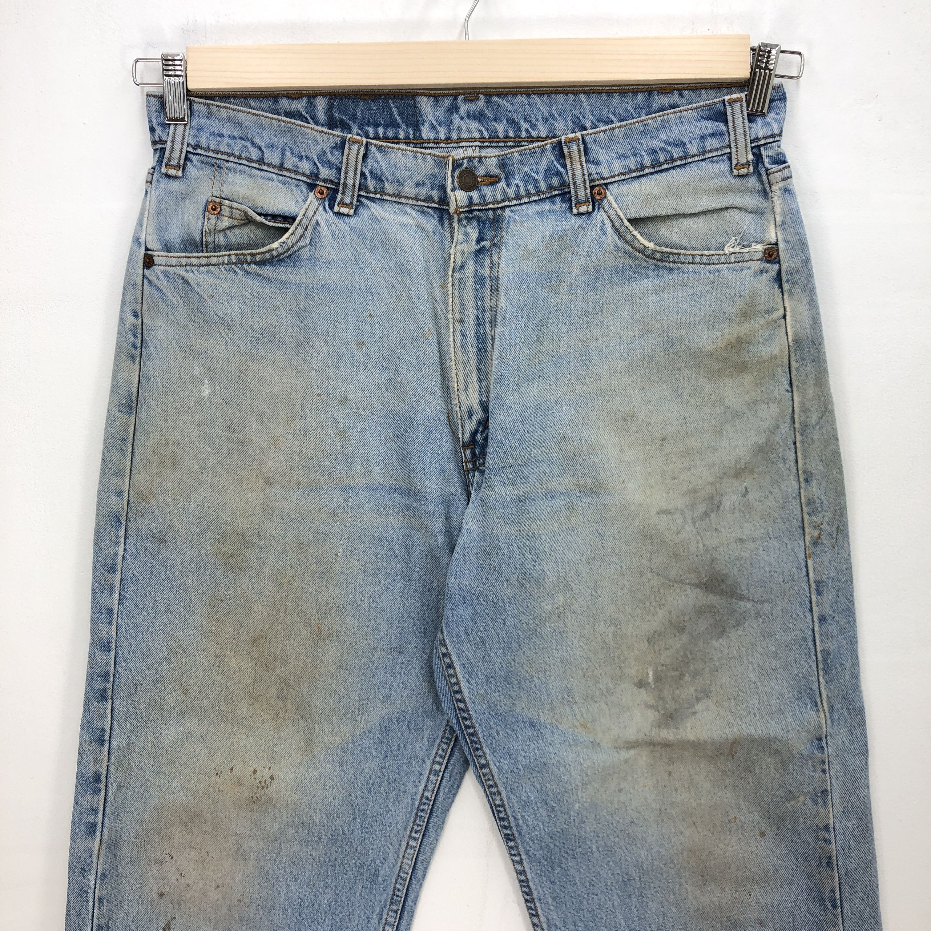 Levi's Vintage Levis Light Wash Jeans Orange Tab Levi's 665 Denim Size US 34 / EU 50 - 3 Thumbnail
