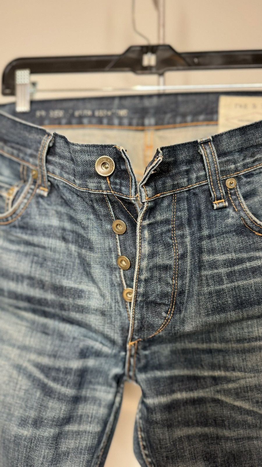 Rag & Bone Rag & Bone Men’s Classic Fit Jeans - Size 32 Size US 32 / EU 48 - 4 Thumbnail