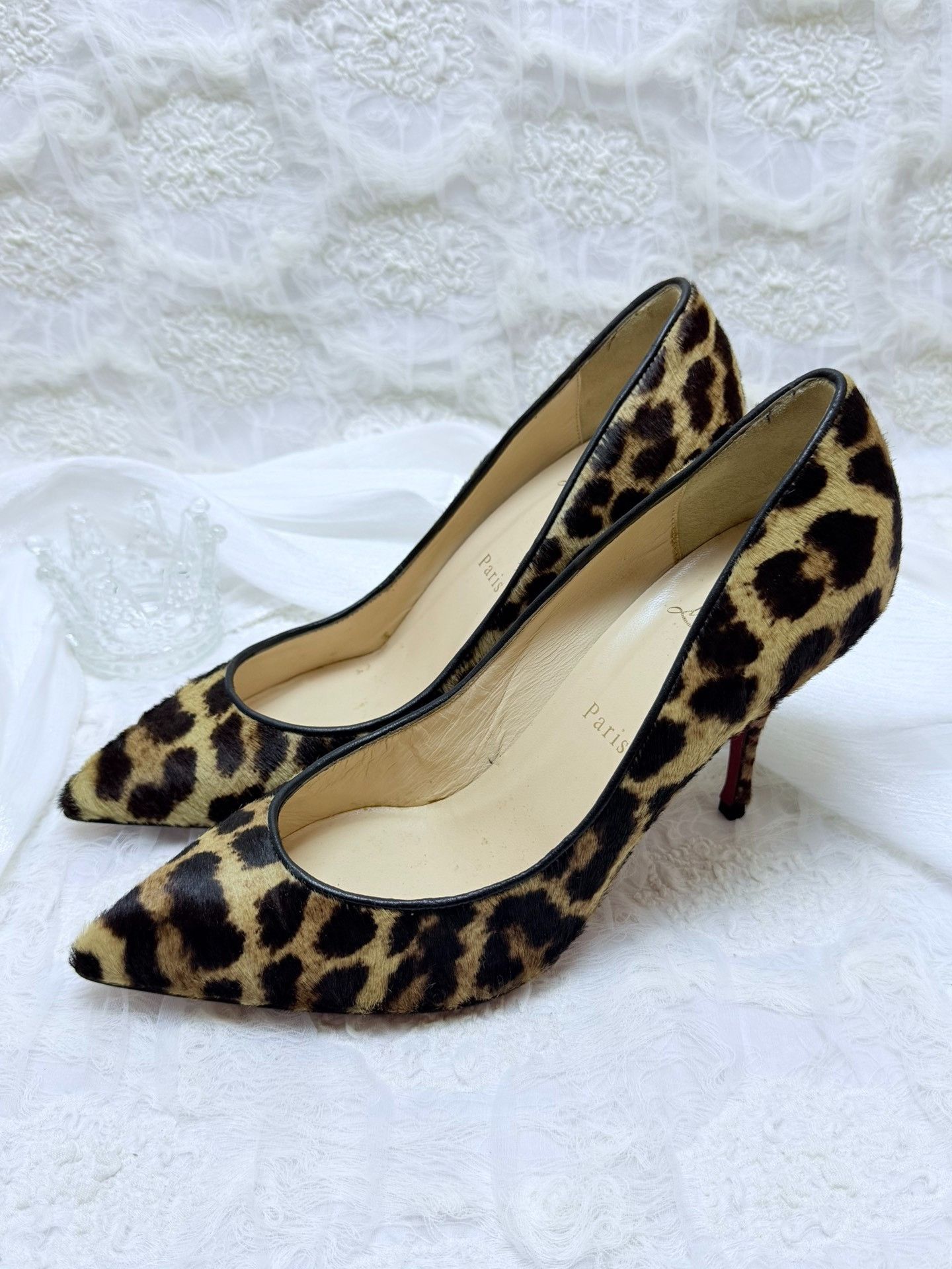 Christian Louboutin Christian Louboutin Animal Print Lowtop Sneakers us_9 Women Size US 9 / IT 39 - 1 Thumbnail