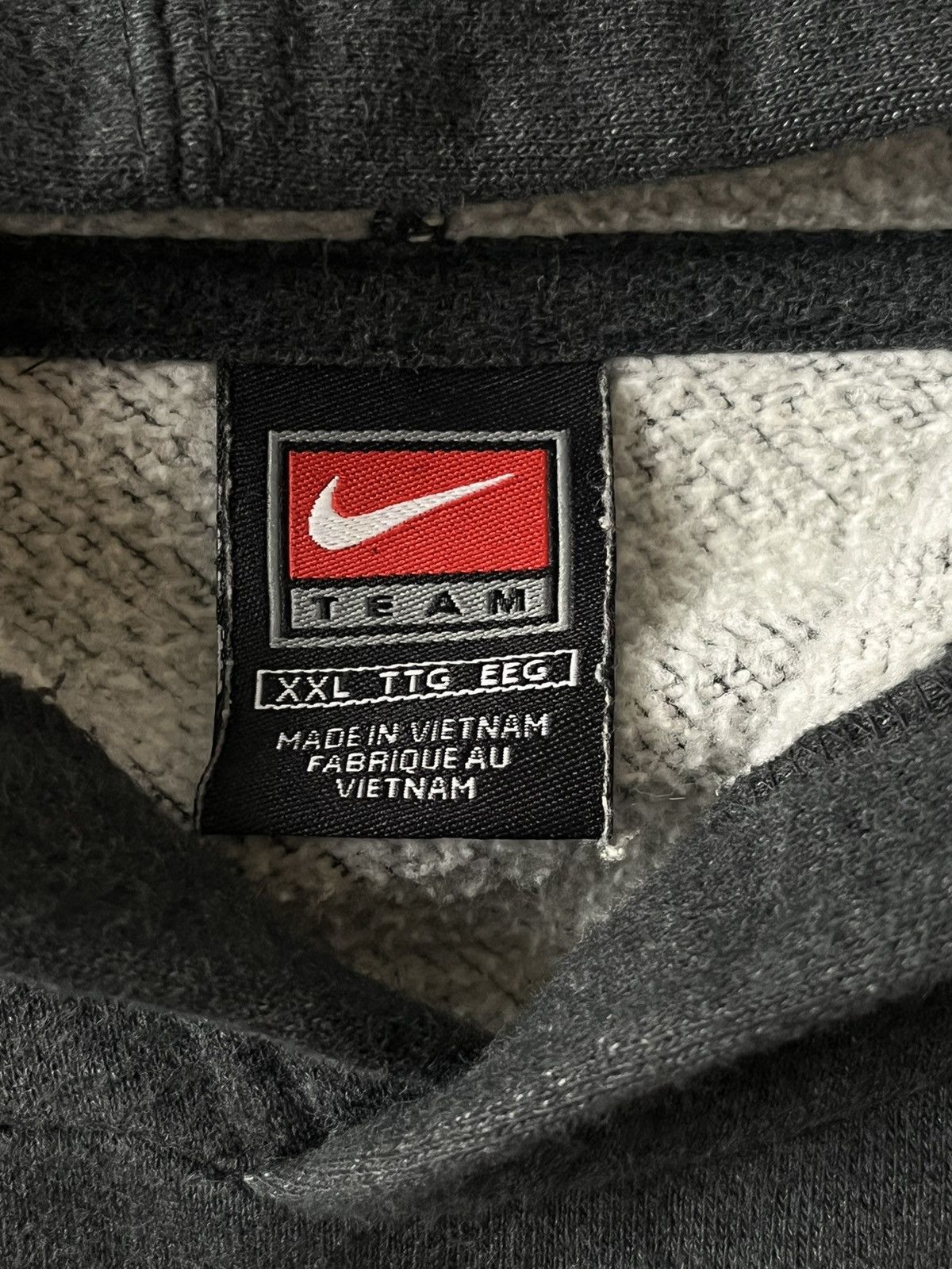 Nike × Vintage Vintage 90’s Nike Team Texas Basketball Baggy Hoodie Size US XXL / EU 58 / 5 - 7 Thumbnail