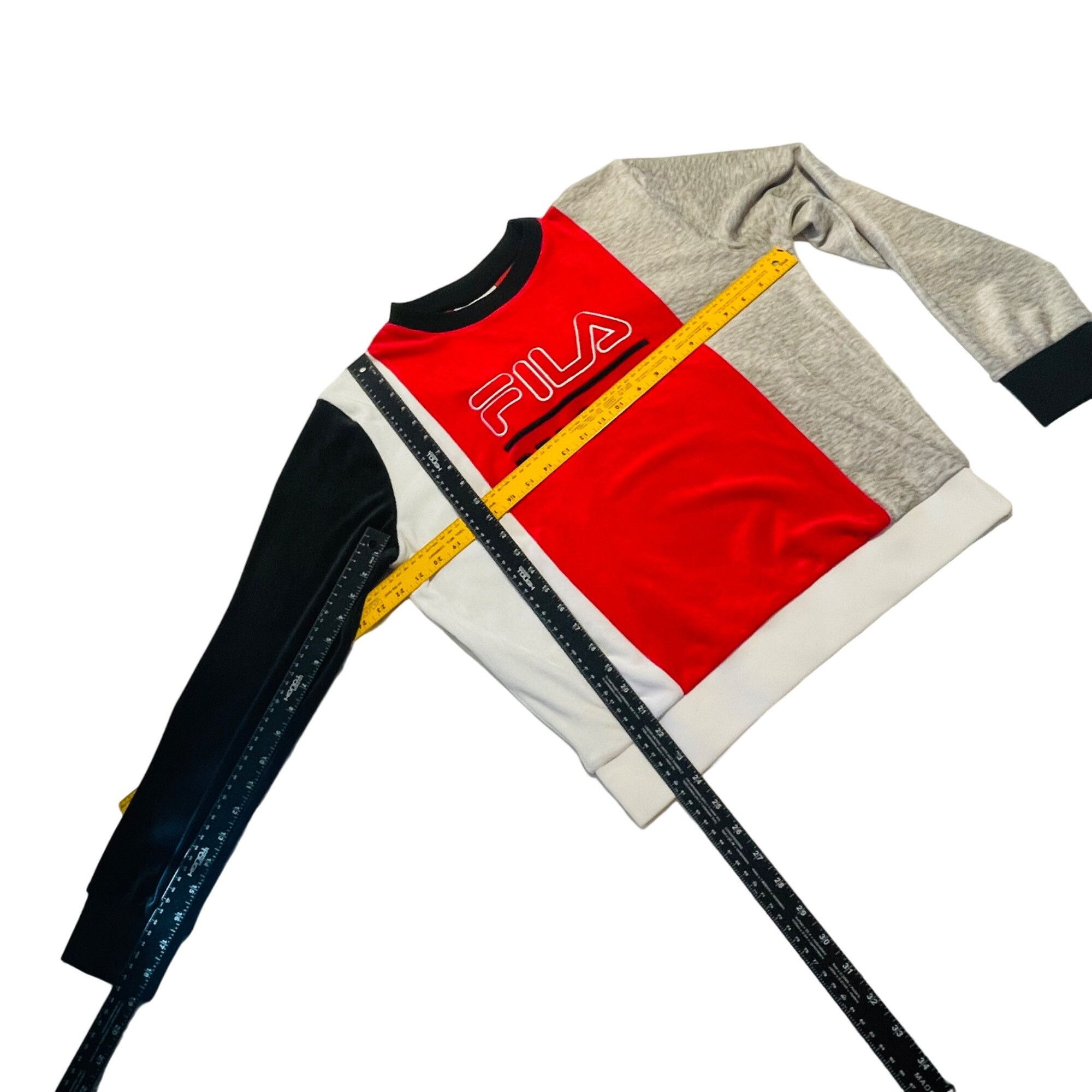 Fila Fila Peloton Color Block Soft Velour Sweatshirt Women Size L Size L / US 10 / IT 46 - 7 Thumbnail