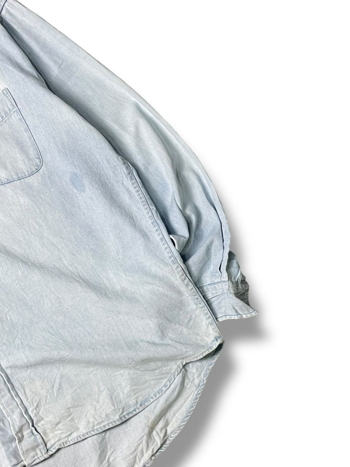 Japanese Brand × Vintage × Woodlands Woodland Village Casual Denim Button Up Shirt (83) Size US L / EU 52-54 / 3 - 3 Thumbnail