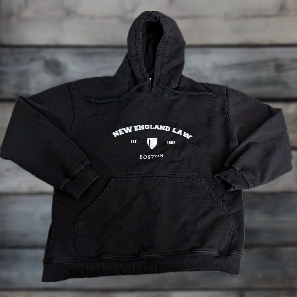 Vintage New England Law Boston Hoodie Black Unisex Size M Official School Apparel Shirt Pullover Logo Graphic Print Men Women Bruins Boston Law School Hoodie Size US M / EU 48-50 / 2 - 1 Thumbnail