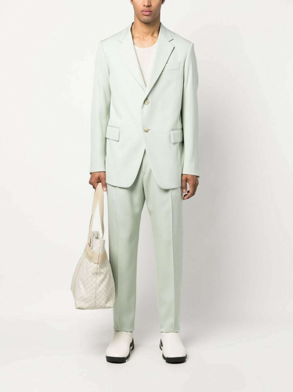 Lanvin o1y0125 Casual Pant in Light Green Size US 34 / EU 50 - 5 Thumbnail