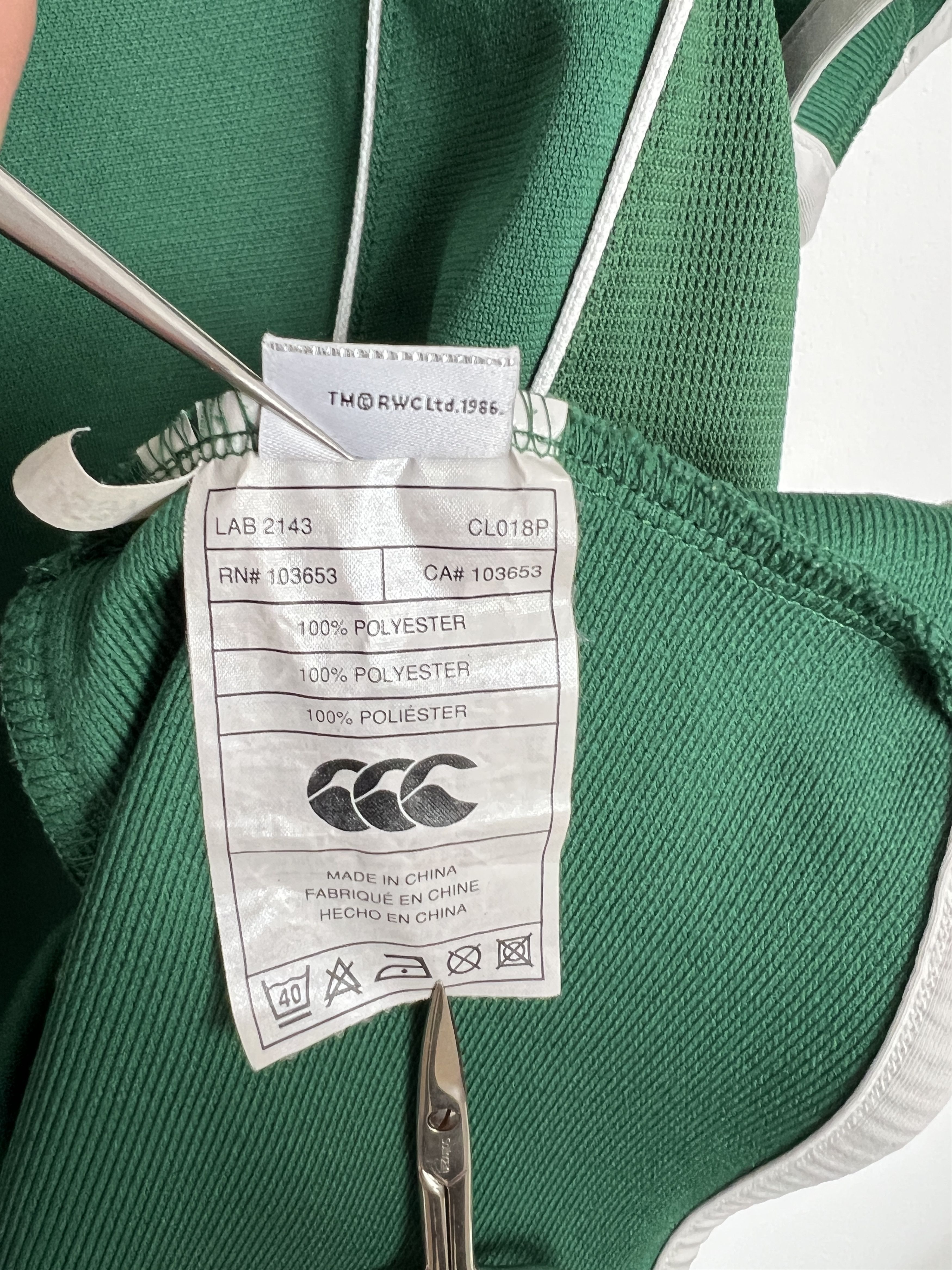 Vintage Vintage Canterbury Ireland Rugby Union Mens Jersey National Size US M / EU 48-50 / 2 - 10 Thumbnail